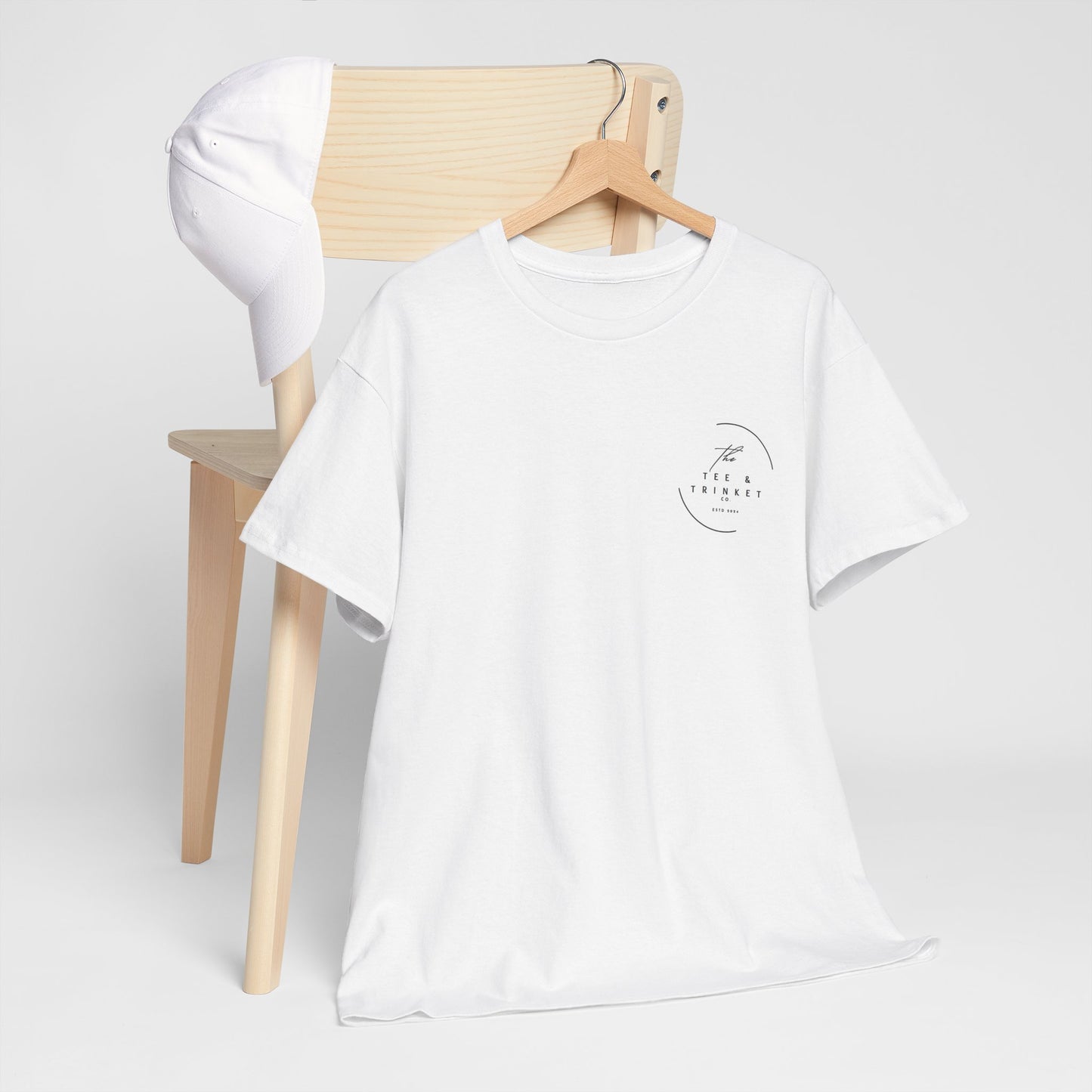 The Tee & Trinket Co. Logo - Stylish Unisex Heavy Cotton Tee